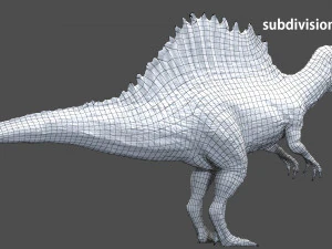 spinosaurus rigged 3D Model