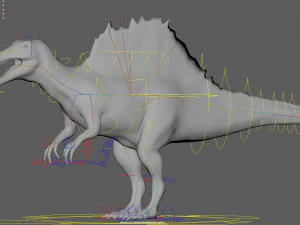 spinosaurus rigged 3D Model