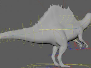 spinosaurus rigged 3D Model