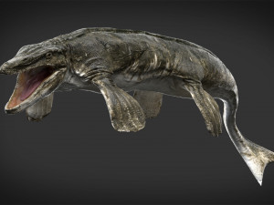 tylosaurus rigged 3D Model