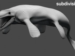 tylosaurus rigged 3D Model