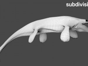 tylosaurus rigged 3D Model
