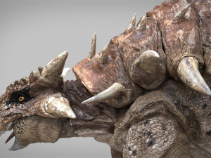 Ankylosaurus rigged Model 3D