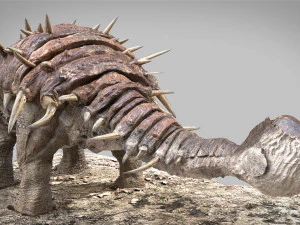 Ankylosaurus rigged 3D Model