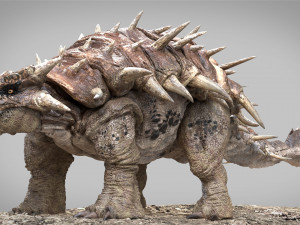 Ankylosaurus rigged Model 3D