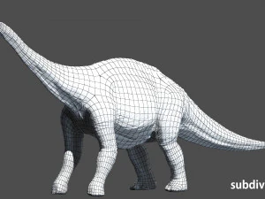 argentinosaurus rigged 3D Model