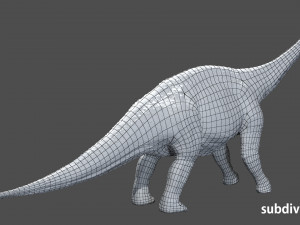 argentinosaurus rigged 3D Model