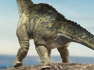 brontosaurus 3d rigged model Model 3D