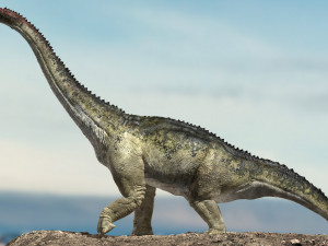 brontosaurus 3d rigged model Model 3D