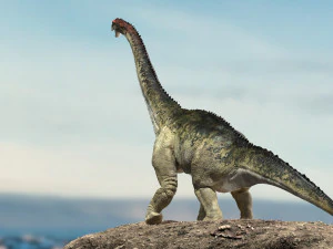 brontosaurus 3d rigged model 3D Model