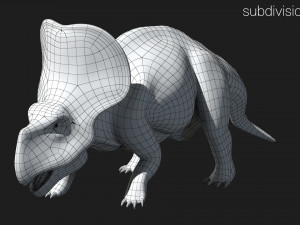 protoceratops 3d rigged 3D-Modell