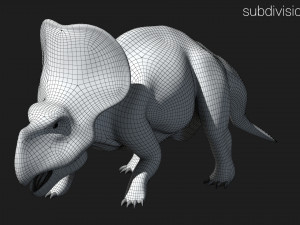 protoceratops 3d rigged 3D-Modell