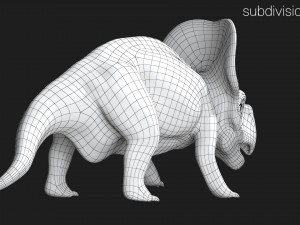 protoceratops 3d rigged 3D-Modell