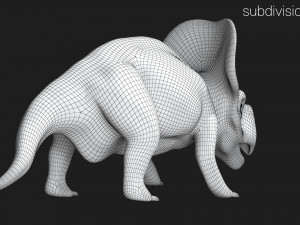 protoceratops 3d rigged 3D-Modell