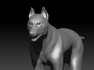 wolfanimatedrigged 3D Model