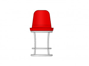 bar stool 3D Модель