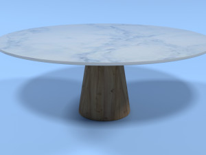 table and chair for living room Model 3D