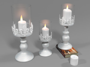 candlestick Modelo 3D