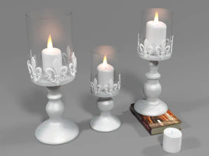 燭台 3Dモデル