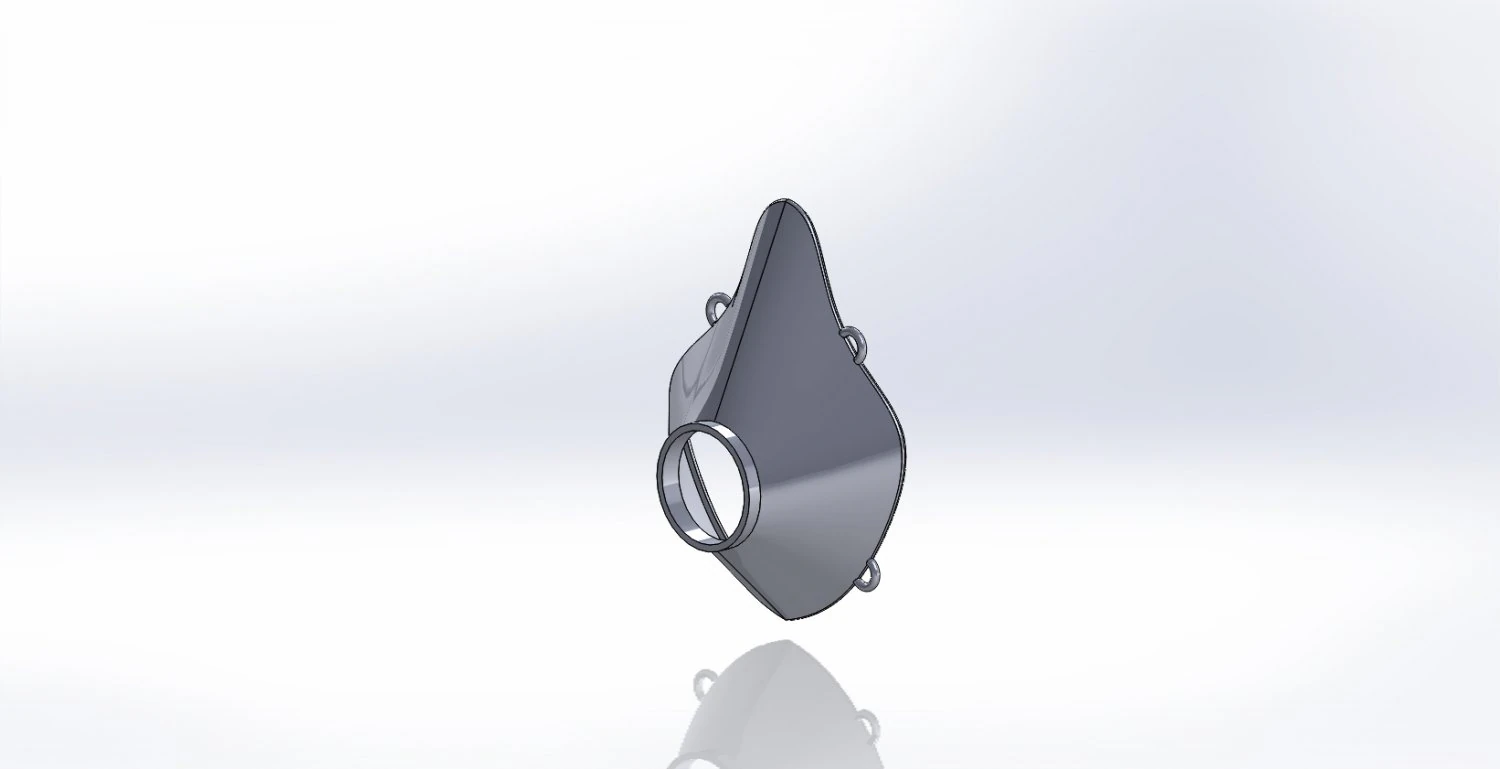 surgical mask 3D Print Model .c4d .max .obj .3ds .fbx .stl .blend 