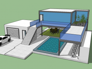 modern house 3D Model