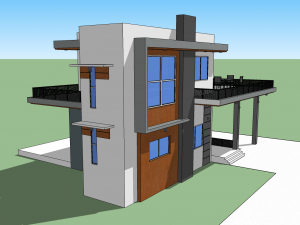 modern house 3D Model