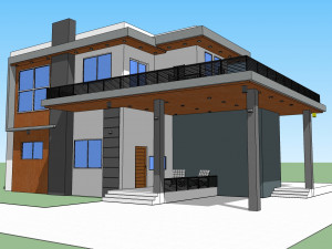 modern house 3D Model
