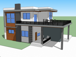 modern house 3D Model
