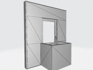 Pain&eacute;is de parede modulares para habita&ccedil;&atilde;o socialista Modelo 3D