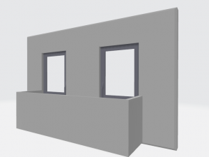 Socialist Housing Modular Wall Panels Modelo 3D