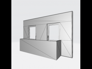 Socialist Housing Modular Wall Panels Modelo 3D