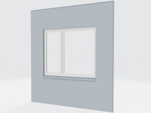 Pain&eacute;is de parede modulares para habita&ccedil;&atilde;o socialista Modelo 3D