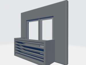 Socialist Housing Modular Wall Panels Modelo 3D