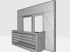 Pain&eacute;is de parede modulares para habita&ccedil;&atilde;o socialista Modelo 3D