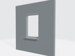 Pain&eacute;is de parede modulares para habita&ccedil;&atilde;o socialista Modelo 3D