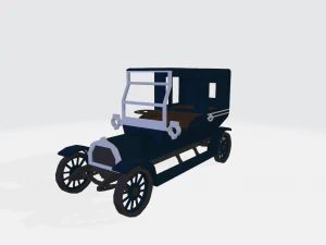 Automobile Retro No1 3D Model