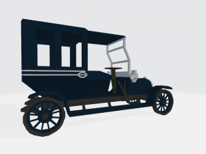 Automobile Retro No1 3D Model