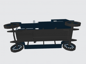 Automobile Retro No1 3D Model