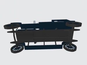 Automobile Retro No1 3D Model