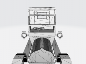 Automobile Retro No1 3D Model