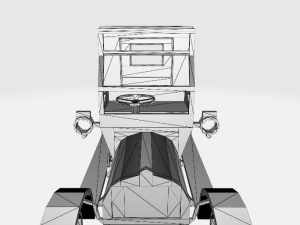 Automobile Retro No1 3D Model