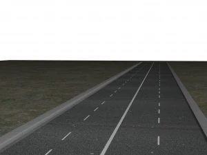 Straße 3D Modell
