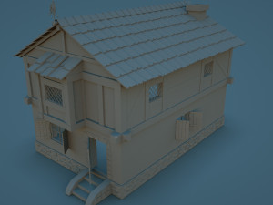 medieval house 3D Model