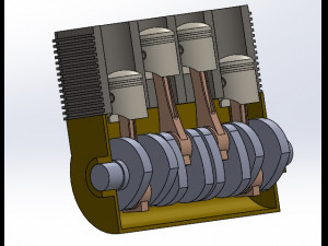 example of simple engine 3D Baskı Modeli