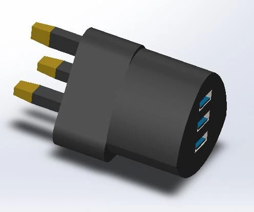 thripal usb phone charger 3D Print Model .c4d .max .obj .3ds .fbx .stl .blend 