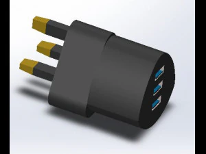 thripal usb phone charger 3D Print Model
