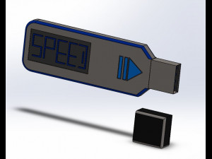 usb pen drive 3D 프린트 모델