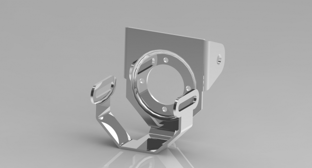 mounting bracket 3D 모델 .c4d .max .obj .3ds .fbx .stl .blend 