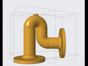 pipe fitting Modelo 3D