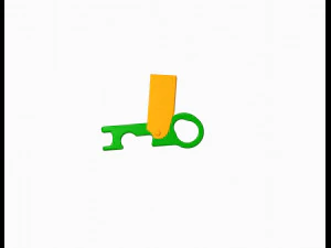 apriporta Modello di stampa 3D